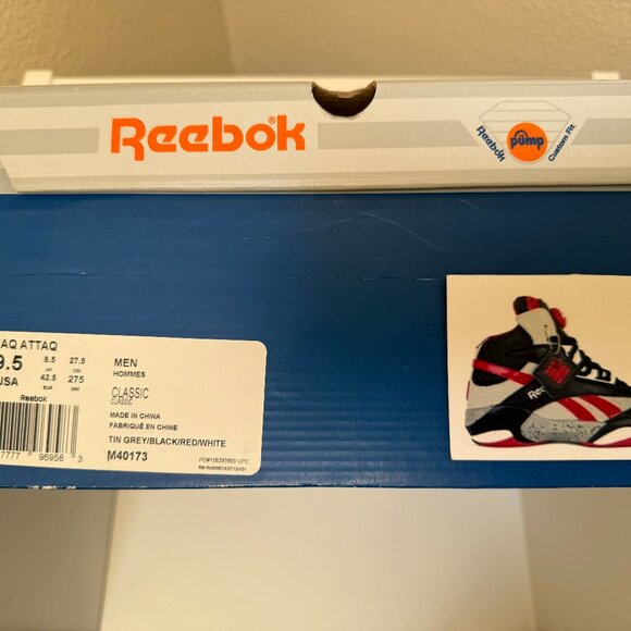 USED - Reebok Shaq Attaq Brick City size 9.5 brand new 2013 - Picture 4 of 5